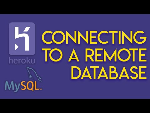 Connect to a Remote Database with Heroku