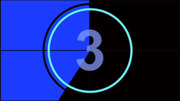 Sony Vegas PROJECT Countdown clock [blue] HD