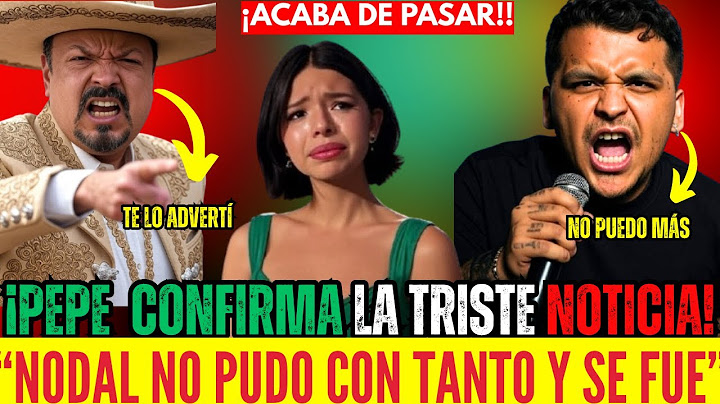 ¿TODO SE DERRUMBÓ? PEPE AGUILAR CONFIRMA LOS RUMORES SOBRE ÁNGELA Y NODAL