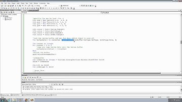 Using Managed DirectX with VB.net Tutorial 6 - Meshes
