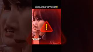 LISA REALLY SAID “NO” TO ROSÉ 😂 #lisa #rose #lalisa #rosé #blackpink #blink
