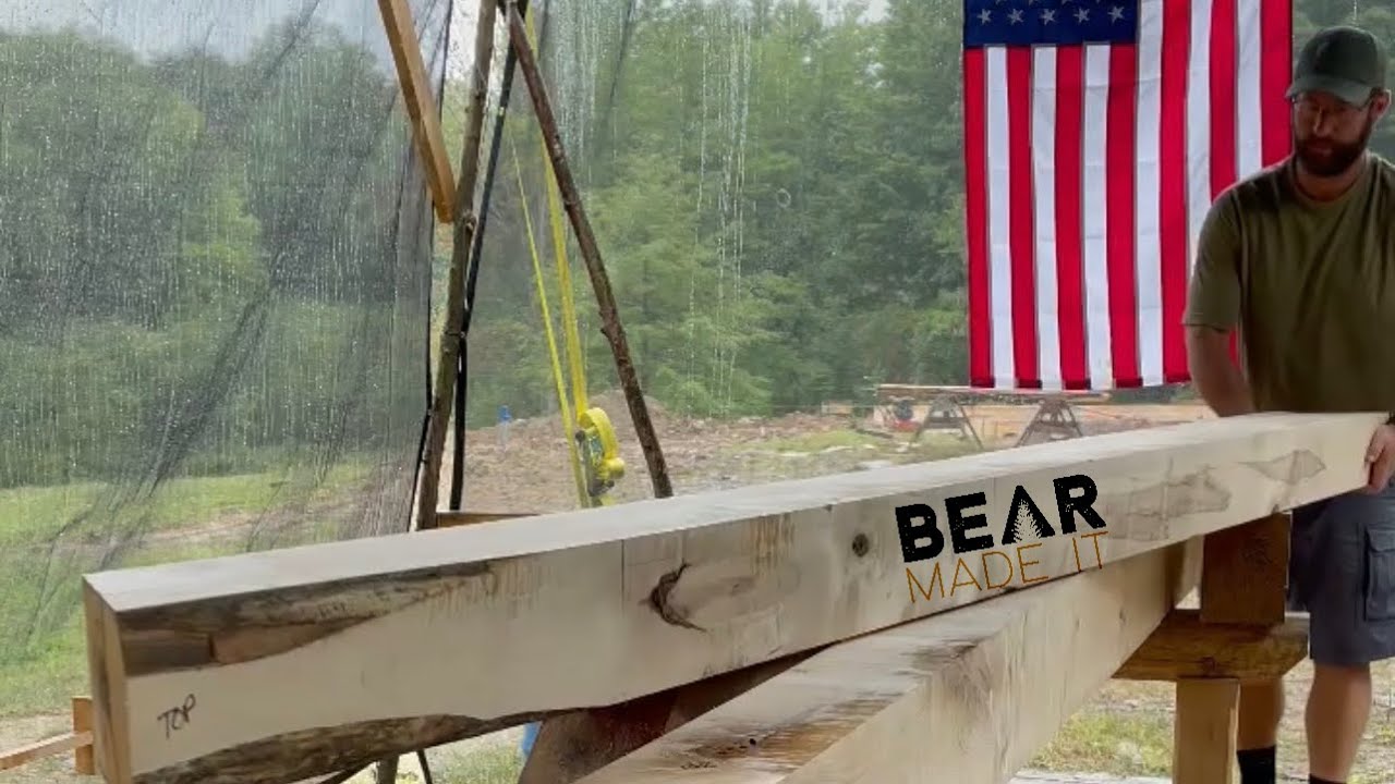 VLOG 34 *Tiny Home Timber Frame Project* We are back and Work begins on the Frame!!!