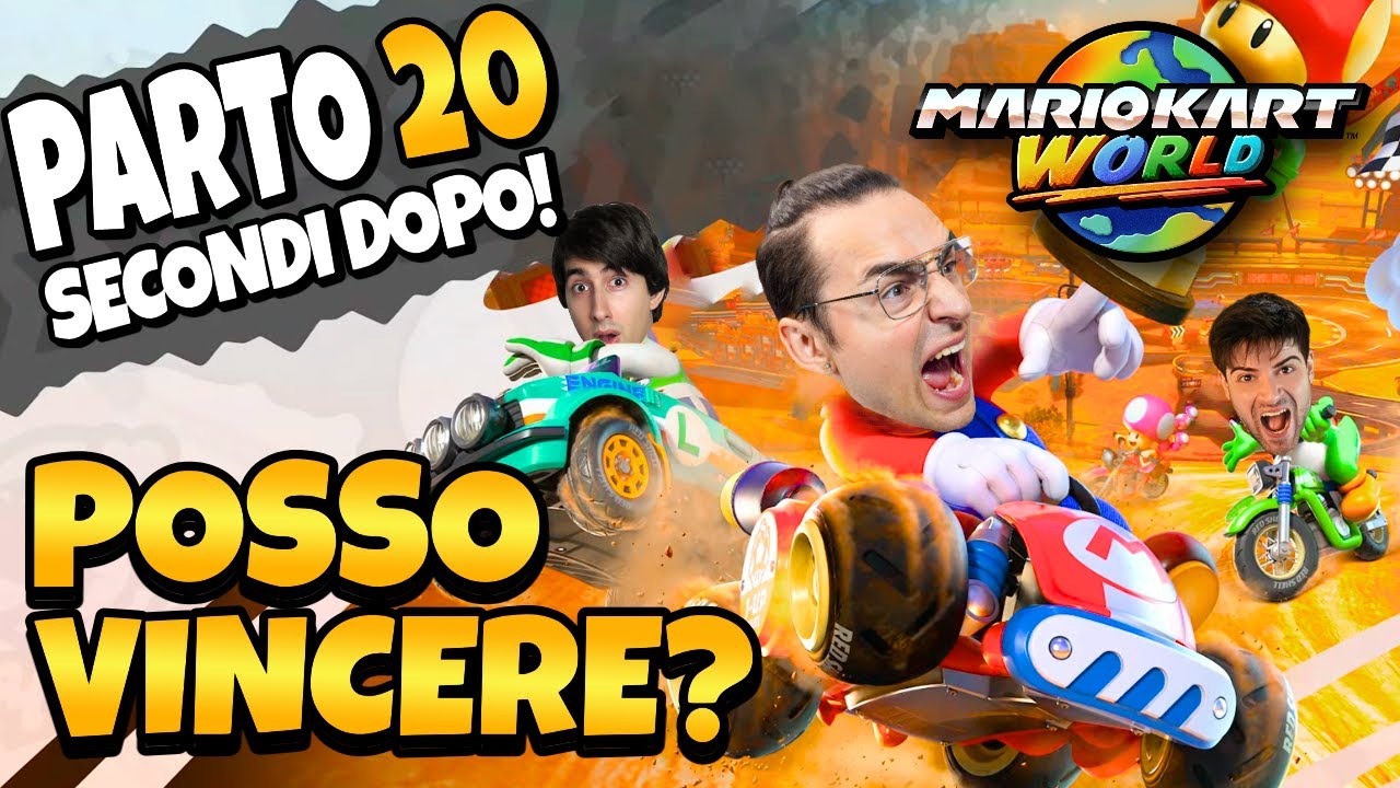 PARTO 20s DOPO… posso ancora VINCERE? 👑 MARIO KART WORLD!