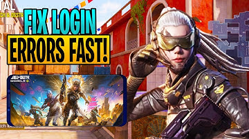 How to Fix COD Mobile Login Errors (2025): Quick Solutions!