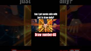 Can I Get Naruto Skin with Just 1x Draw Daily? | MLBB x Naruto Event #65