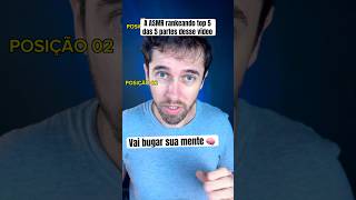 ASMR rankeando top 5 das 5 partes desse vídeo! #asmr