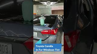#Toyota #Corolla Windows #Tint #wrap #spectrum
