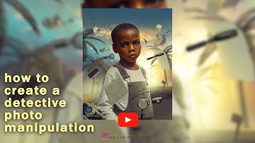 Photo manipulation tutorial in photoshop and blender 3d