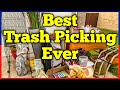 Trash Picking in Rich Neighborhood : Best Night Ever !