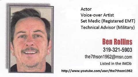 Ben Rollins (Actor Demo Reel)