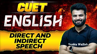 CUET का MahaRevision English: Direct and Indirect Speech | CUET English