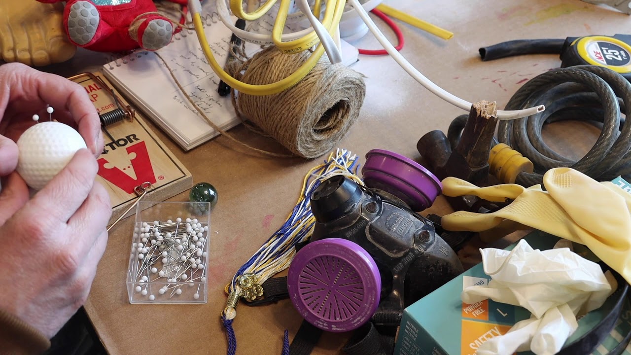 Found Object Sculpture Construction Process