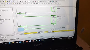 Job 5 Lampu menyala bergantian || PLC || CX-Programmer