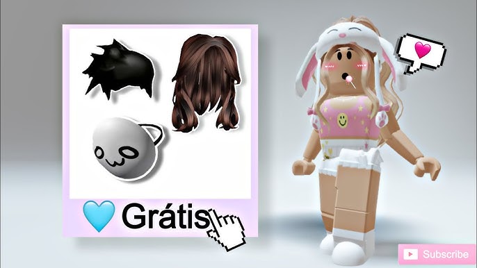 NOVOS ITENS GRÁTIS DE PATY 💅 VS EMO 🖤 NO ROBLOX PEGUE AGORA!! Ideia de  roupa(para menino e menina) 