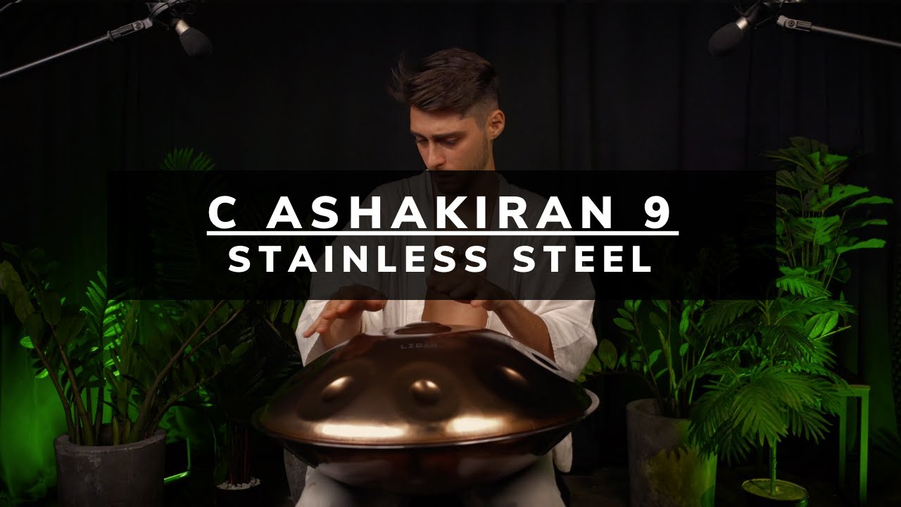 LIDAH® C Ashakiran 9 - Stainless Steel Handpan - Dany Rud