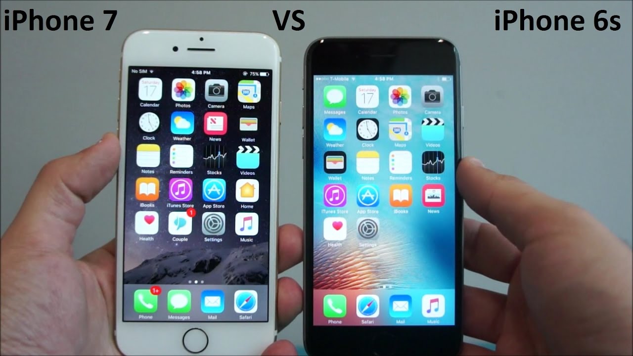 Apple iPhone 7 vs iPhone 6s Comparison