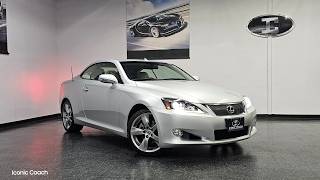 2011 LEXUS IS 250C CONVERTIBLE ONLY 61,000 MILES
