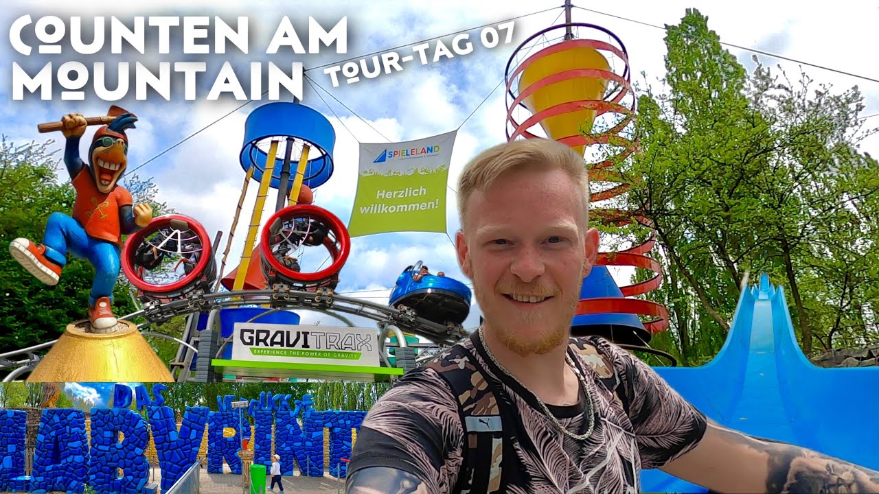 Mit einer Überschlags-Gondel über die Achterbahn! 🤯 | Tour-Tag 07 | Ravensburger Spieleland | Vlog