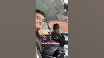 doing an American accent in front of my American fiancée #shorts