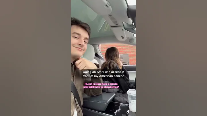 doing an American accent in front of my American fiancée #shorts