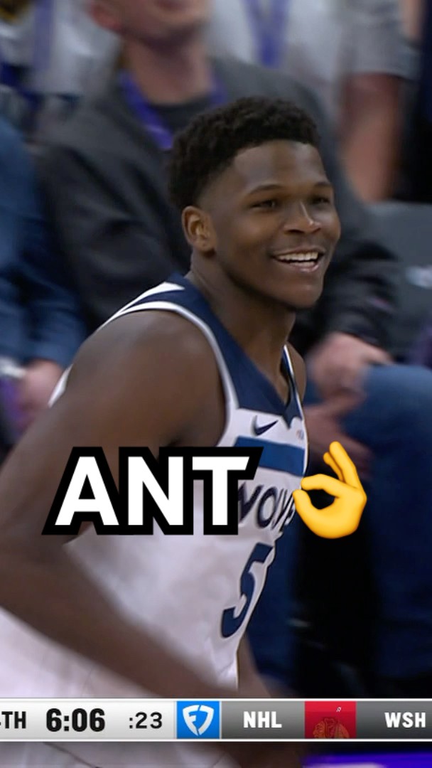 3 straight triples for Ant! ?