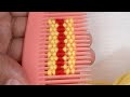 Hand Embroidery, Double Color Flower Tricks, Flower Tricks with Hair Comb