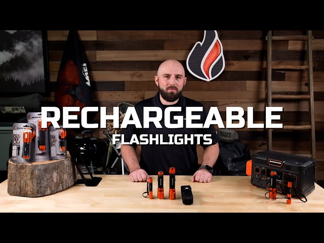 Blackfire Rechargeable Weatherproof Flashlight with Lantern