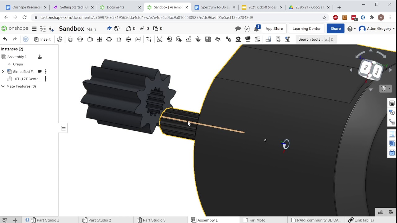 D1.3 FRC OnShape Refresher MKCad Featurescripts Basic Swerve