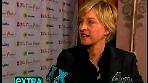 Extra interviews Ellen DeGeneres and Jodie Foster ...