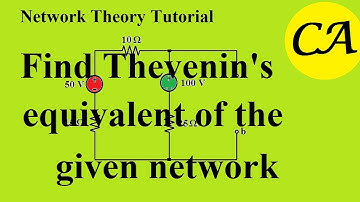 Network theory Tutorial on Thevenin