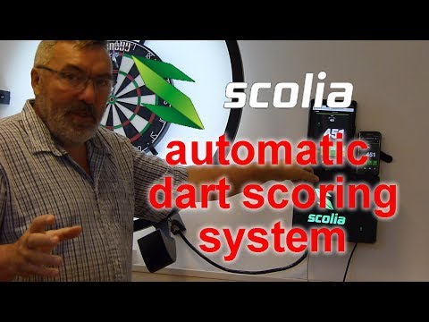 Scolia automatic dart scoring system