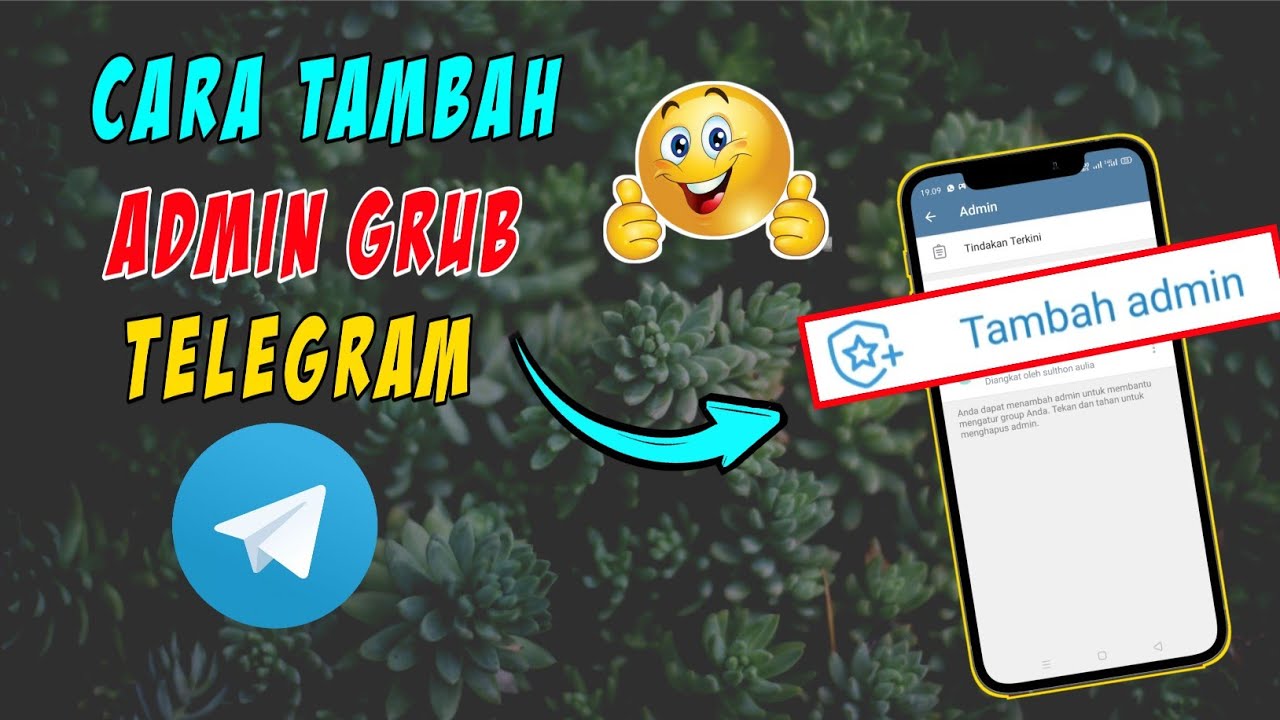 Cara Menambah / Jadikan Admin Di grub Telegram