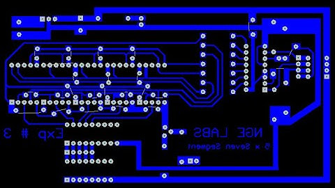 EEW 2020 - ODL Lab # 4a - 5 x Multiplexed Common Cathode Seven Segment using ULN2803 and 74HC4511