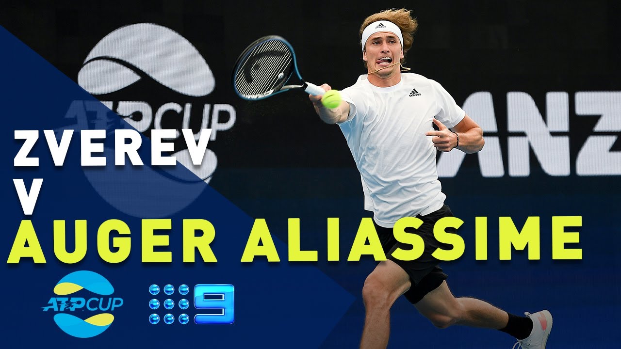 Alexander Zverev vs Felix Auger-Aliassime ATP Cup 2022