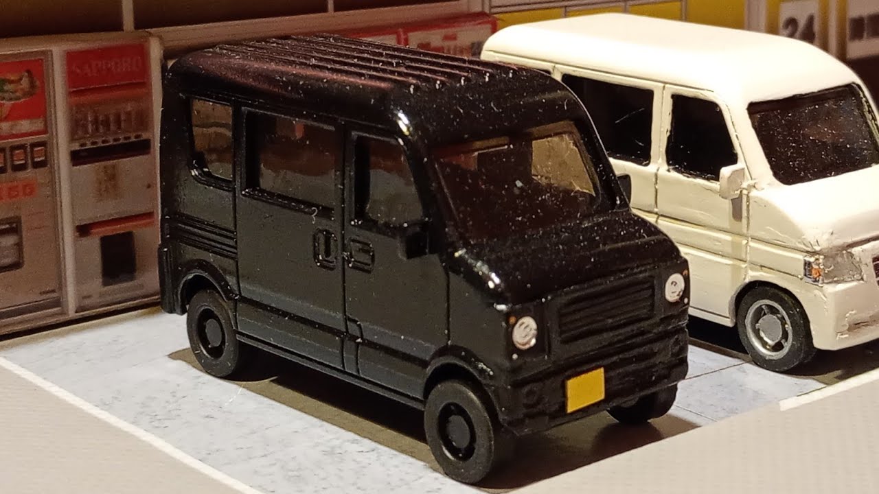 I made a DAMD LITTLE:D-spec Every van! A modified postal van from