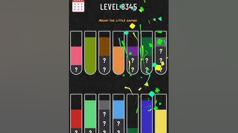 Water sort puzzle level 8345