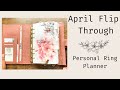 APRIL FLIP THROUGH | Chatty| Personal Rings