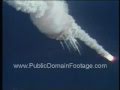 Space shuttle challenger explosion tragedy archival stock footage publicdomainfootagecom