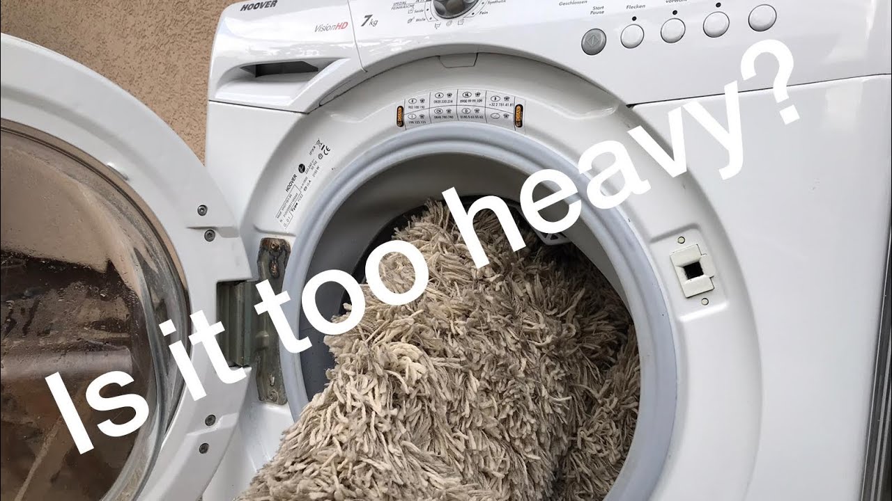 Stress test: EVEN HEAVIER CARPET vs Hoover washing machine
