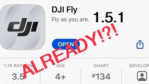 DJI Fly App 1.5.1  Already!?! Fix For Certain Models.