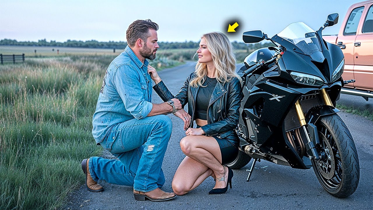 Отец-одиночка помог женщине с поломанным мотоциклом. Когда он пришёл за дочерью в школу, увидел её..