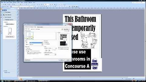 Printing from a Microsoft document & PDF with the Education Pro Color Printer