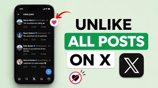 How to Unlike All Posts on X