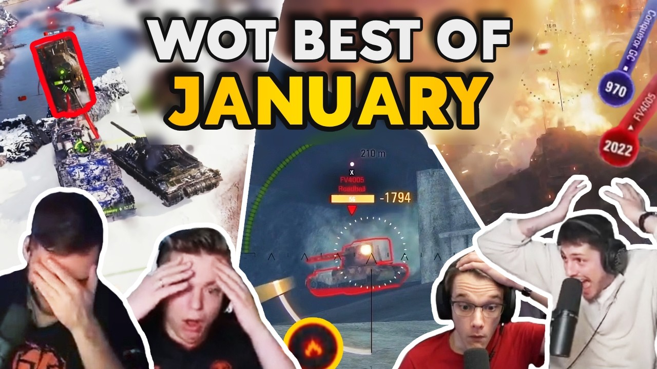WoT BEST Moments of JANUARY! 🎲🎯 | WoT Monthly Highlights | [World of Tanks]