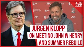 Jurgen Klopp on Meeting John W Henry & Liverpool Summer Transfer Rebuild | Embargo Press Conference