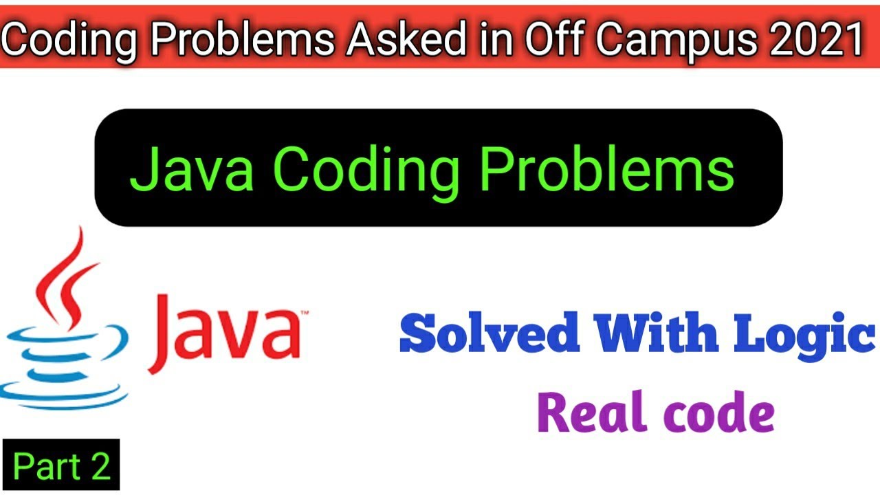 Проблема java. Java-coding-problems.