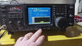 Uncle Ron's (VK3AHR) Icom IC-756Pro3 HF/6m Transceiver looking for a new owner,so a quick test video