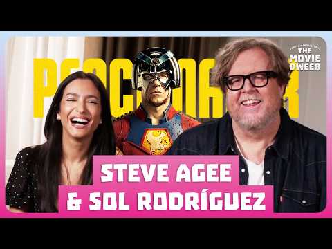 Steve Agee & Sol Rodríguez Talk Peacemaker Season 2 & Harris Dickinson As Batman 🔥 | The Movie Dweeb