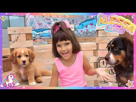 Real Life Paw Patrol In Alessa Land! | Fun and Educational Videos for Kids.