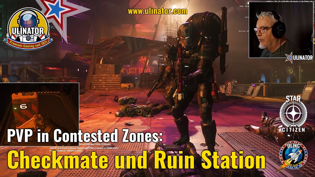 Contested Zone Ruiin Station PVP in Contested Zones: Checkmate und Ruin Station - STAR CITIZEN ...